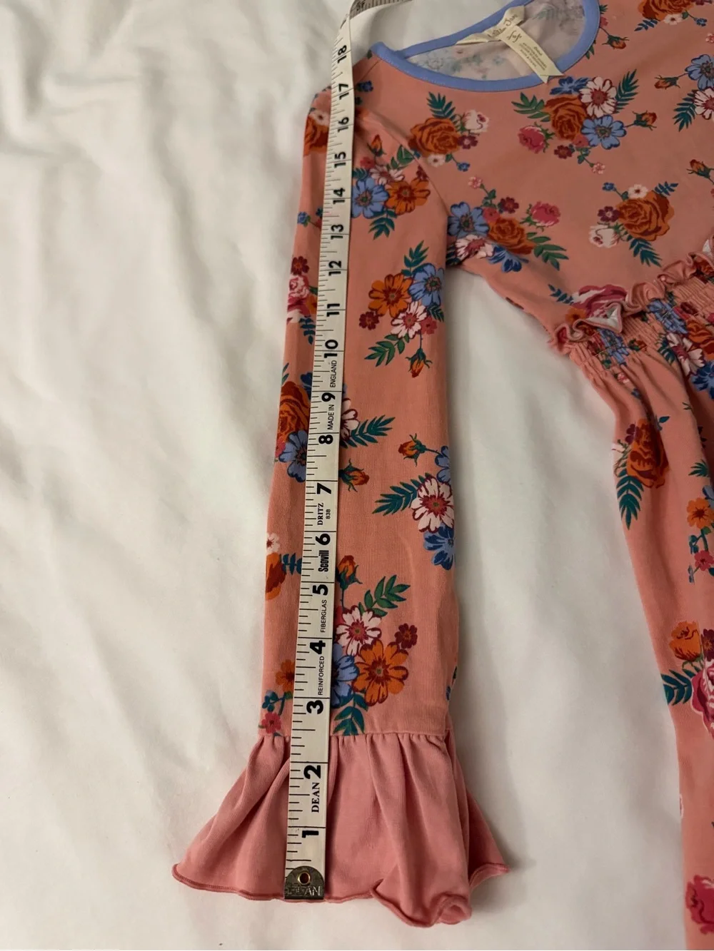 Matilda Jane Girls' Pink Floral Long-Sleeve Dress